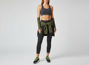 legginsy push up ocieplane: Лосини Спортивні жіночі, розмір M
