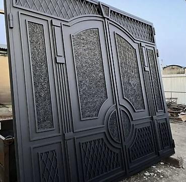Həyət darvazaları: Metal EN MMC olaraq istədiyiniz forma və ölçüde demir işlerinin — 2
