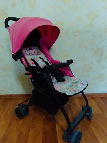 прогулочные коляски беби каре: Коляска, цвет - Розовый, Б/у
