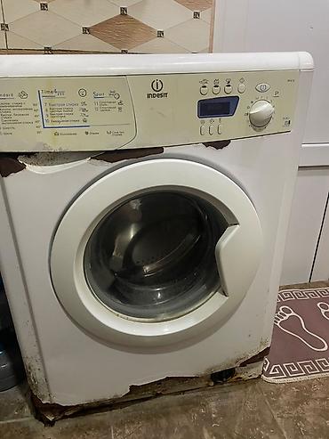 Məişət texnikası: Indesit ön yükləməli paltaryuyan maşın İşlək vəziyyətdə - — 1