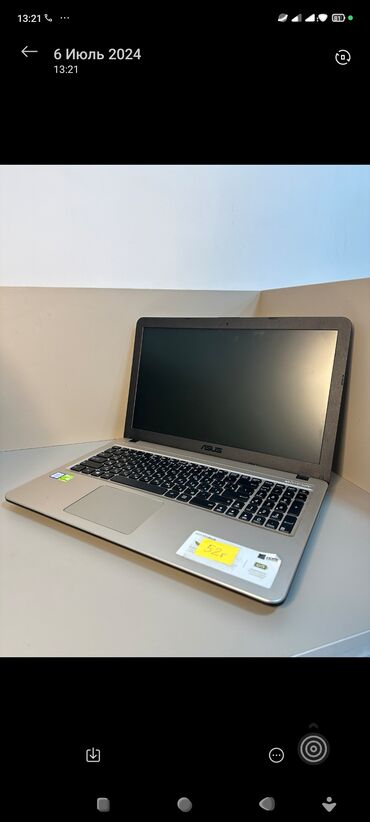 ноутбук intel core i3: Ноутбук, Asus, 4 ГБ ОЗУ, Б/у, память SSD