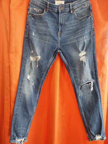 мото джинсы: Джинсы L (EU 40), цвет - Синий