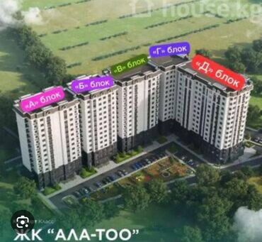 сниму дом в бишкеке: 2 комнаты, 52 м², 106 серия улучшенная, 7 этаж, Старый ремонт