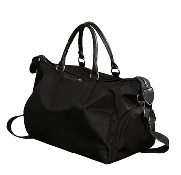 женская сумка бордового цвета: Сумка дорожная размер 600*300. Черного цвета