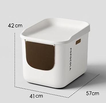 Закрытый туалет для кошек POPOCOLA - Размеры: 57 × 41 × 42 см - Тип at lalafo.kg Закрытый туалет для кошек POPOCOLA - Размеры: 57 × 41 × 42 см - Тип