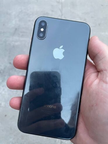 купить ноутбук в бишкеке бу: IPhone X, Б/у, 256 ГБ, Space Gray, 100 %