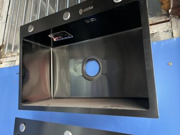 ремонт раковины: Кухонная мойка ASKINN, накладная/врезная, одинарная чаша прямоугольной