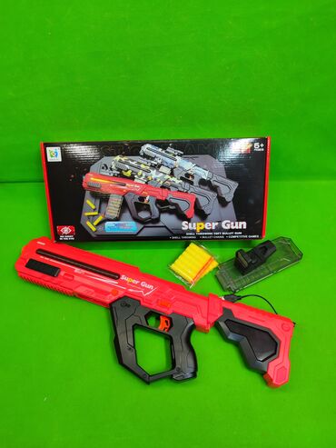 Игрушки: Нерф автомат игрушка детская🔥 Комплектация товара: нерф, аккумулятор — 1