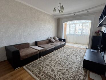 снять квартиру в заре: 3 бөлмө, 82 кв. м, 106-серия, 8 кабат, Евроремонт