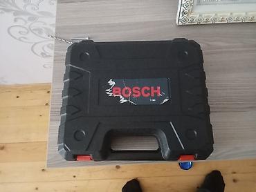 Alətlər: Elektrik alətləri dəsti - Bosch bucaqslı daşlayıcı (UŞM). Etiketdəki — 2
