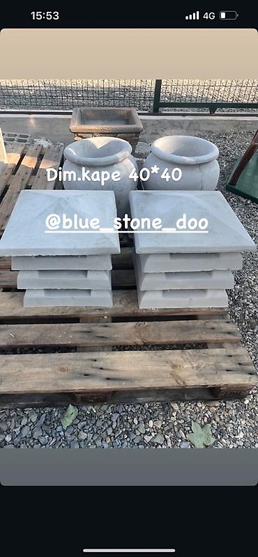 multifresh delimano: Betonske kape za stubove/ograđivanje – dimenzije 40×40 cm. - — 1