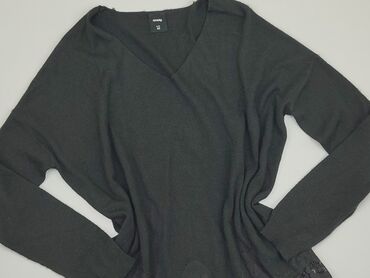 czarne koronkowe bluzki z długim rękawem: Блуза жіноча, SinSay, XS, стан - Хороший