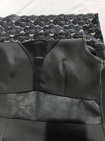 helanke m: Elegantna crna koktel haljina Christiane Road s/m - Kroj: uska — 9