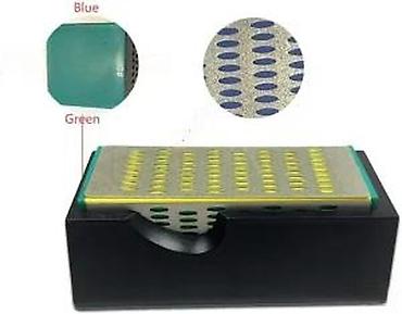 Ostali pribor i dodaci za alate: Dijamantski kamen za oštrenje 4-u-1 sa postoljem - Profesionalni — 20