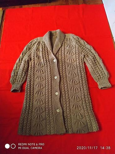 pull bear: Кофта, С поясом, Удлиненная модель, На пуговицах, Осень-весна, 4XL — 5
