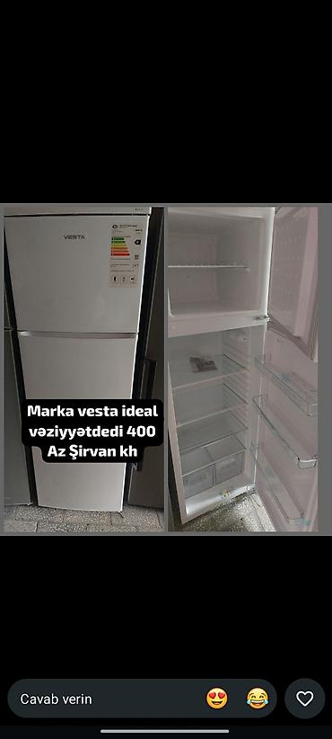 en ucuz lenovo: Vesta markalı ikiqapılı soyuducu - Rəng: ağ - Yuxarıda dondurucu — 1