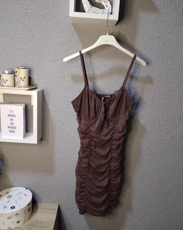 haljine u gloknu: H&M S (EU 36), color - Brown, Cocktail, With the straps