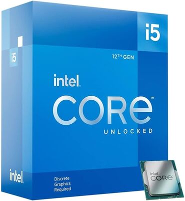 kompute: Prosessor Intel Core i5 12600KF, > 4 GHz, > 8 nüvə, İşlənmiş