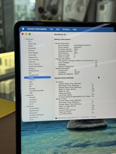 Ноутбуки: Ноутбук, Apple, 16 ГБ ОЗУ, Apple M2, 13.5 ", Б/у, Для работы, учебы, память SSD — 5
