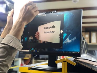 ASUS: Monitor. Salam Monitor kameralı 24" dyum ✅️Məhsula 6 ay qarantiya