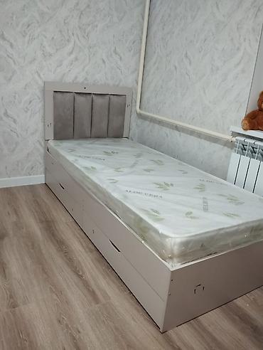bunk bed: Односпальная кровать, Новый, С мягким изголовьем, длина - 200 см — 2