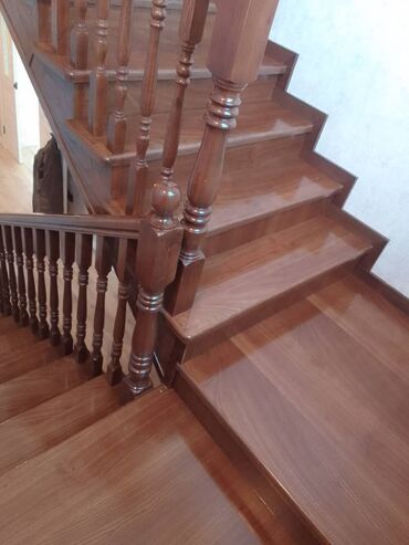 Деревянные лестницы: Лестницы шпон. лестницы из карагача.Лестницы из сосна.Установка at lalafo.kg — 18 Деревянные лестницы: Лестницы шпон. лестницы из карагача.Лестницы из сосна.Установка — 18