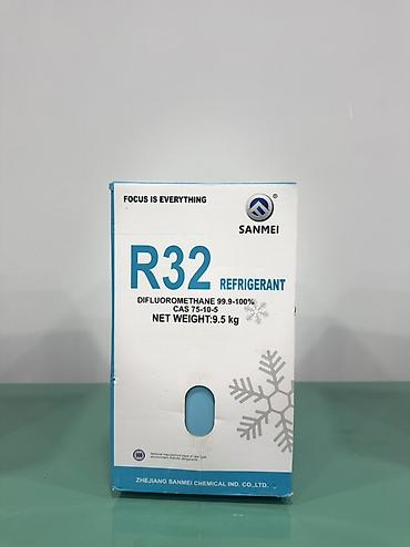 уголь о: Хладагент R32 SANMEI - Тип: R32 (дифторометан) - Чистота: 99.9–100% - — 1