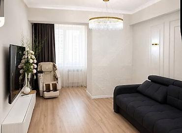 flat osh: 2 комнаты, 76 м², Асанбай мкр 13 этаж, Дизайнерский ремонт — 3