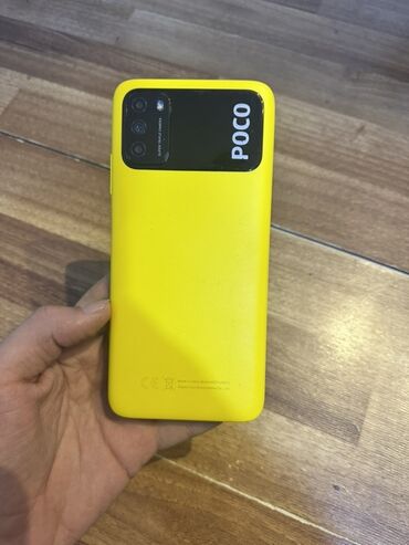 Poco: Poco M3, 128 GB, rəng - Sarı, Zəmanət, Düyməli, Sensor
