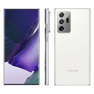 samsung s10 чехол: Samsung Galaxy Note 20 Ultra, Колдонулган, 256 ГБ, түсү - Ак, 1 SIM