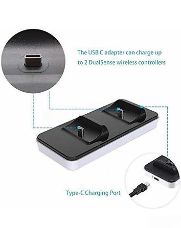 PS5 Dualsense Charger PlayStation 5 pultları üçün münasib qiymətə lalafo.az -da PS5 Dualsense Charger PlayStation 5 pultları üçün münasib qiymətə