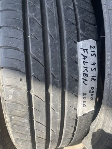 Шины: Шины 215 / 45 / R 18, Лето, Б/у, 1 шт, Легковые, Япония, Falken