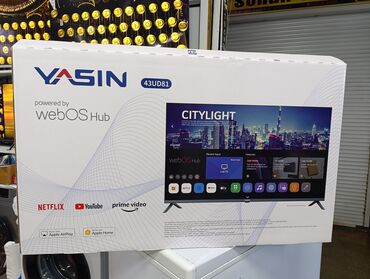 купить телевизор 60 дюймов: Срочная акция Yasin 43 UD81 webos magic пульт smart Android Yasin