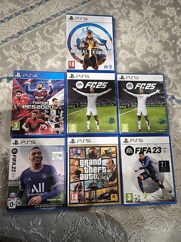 Продаю диски на Ps5/Ps4 Mortal Kombat 1-2200 Pes0 Fc25-1500