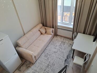 квартира на долгий срок бишкек: 1 комната, 28 м², Элитка, 6 этаж, Евроремонт