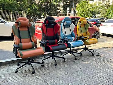 Ofis mebeli: Yeni, Təkərli, Qolları tənzimlənir, Süni dəri — 1