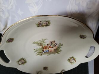 Ostali antikviteti: Tanjir za serviranja 1940g+ Chodziez Poljska. Tanjir za — 9