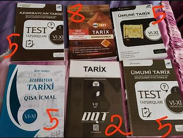 tar satılır: Dərslik və test toplusu paketləri – Ədəbiyyat, Tarix və Rus dili — 2