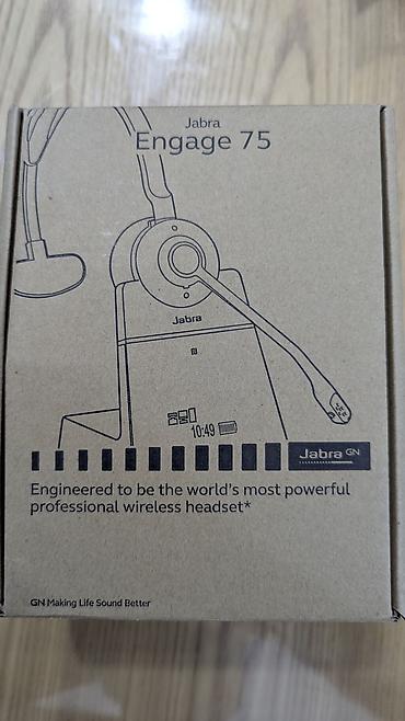 Аудиотехника: Зымсыз гарнитуралар, Jabra, Жаңы, түсү - Кара — 3