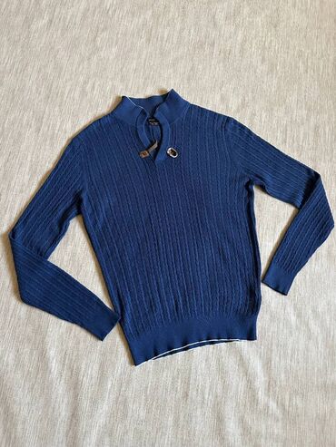 Džemperi: MASSIMO DUTTI - Muški džemper Massimo Dutti prelepe kraljevsko plave — 9