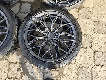 Диски: Литые Диски R 18 Комплект, отверстий - 5, Б/у — 4