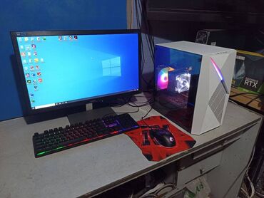 Настольные ПК и рабочие станции: Компьютер, ядер - 4, ОЗУ 16 ГБ, Игровой, Б/у, Intel Core i7, AMD Radeon RX 580, HDD + SSD — 1