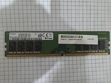 Kompüter ehtiyyat hissələri: Operativ yaddaş (RAM) Samsung, 8 GB, 2666 Mhz, DDR4, PC üçün, İşlənmiş — 8