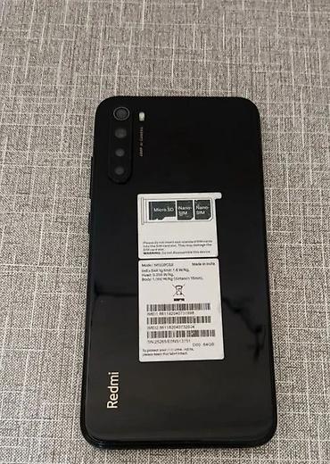 redmi note 8 kabroları: Redmi Note 8, 64 GB, rəng - Qara, İki sim kartlı — 2