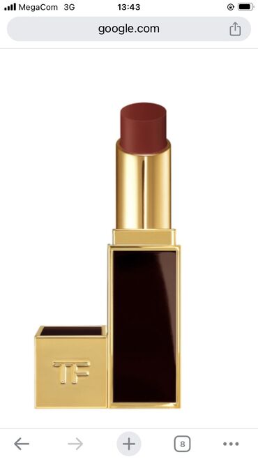 Косметика: Губная помада Tom Ford Lip color satin,куплена в Италии за 45€,продам