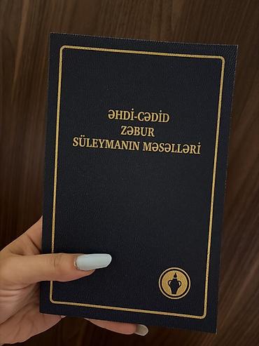 Əhdi-Cədid, Zəbur və Süleymanın Məsəlləri – Azərbaycan dilində bir