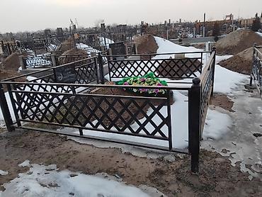 Металлические заборы: Памятники и ограды для захоронений. - Памятник в форме сердца — 15