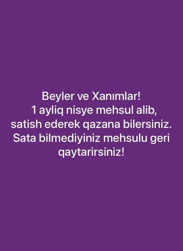 Digər: Etrafli melumat üchün Whatsapp nömremizle elaqe saxlamağiniz xahish