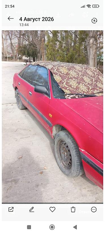 мазда 1989: Mazda 626: 1989 г., 2 л, Механика, Бензин, Лифтбек — 1