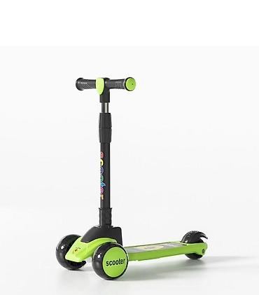 Детские самокаты: Детский самокат, Трёхколёсный — 16